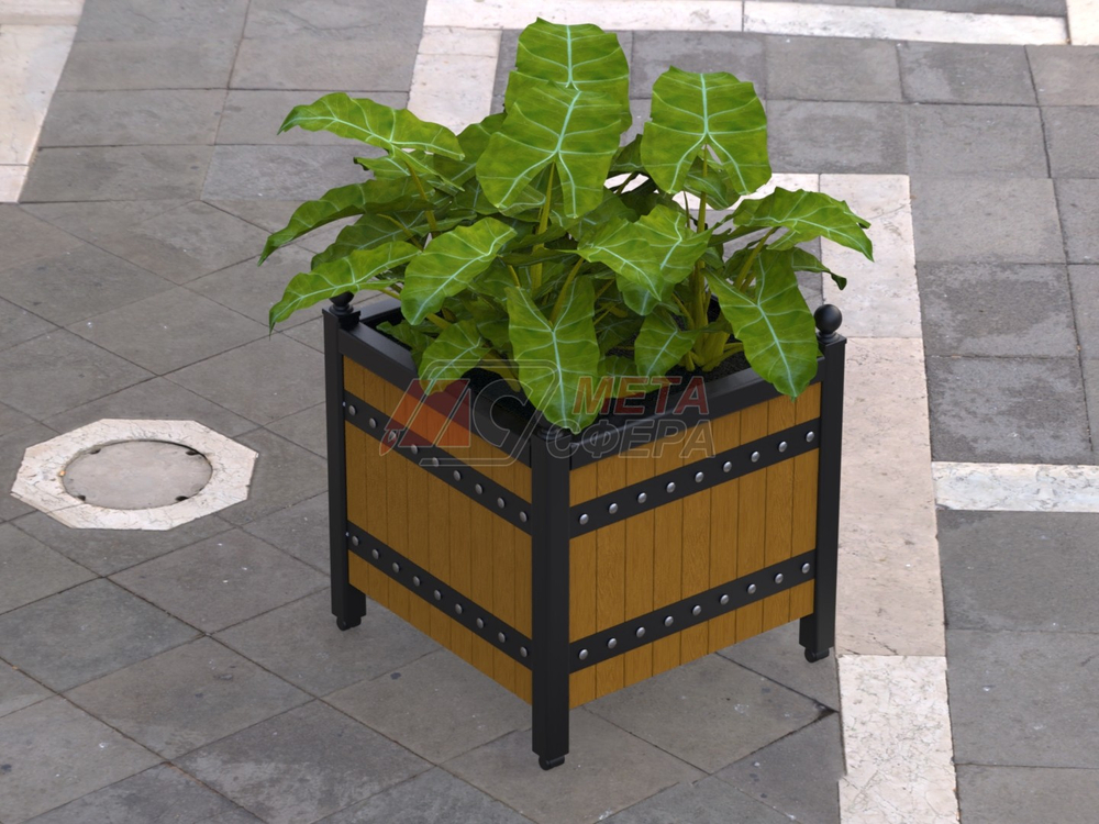 Вазон Тауэр с поддоном