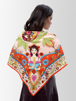 Платок «Матрёшки. Латинская Америка»