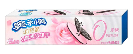 Печенье Oreo 0 Sugar Light Crisp Rose со вкусом розы (без сахара)