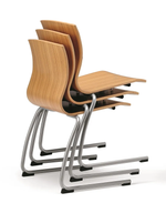 Стул ученический Delta-Carry фанера на полозьях штабелируемый