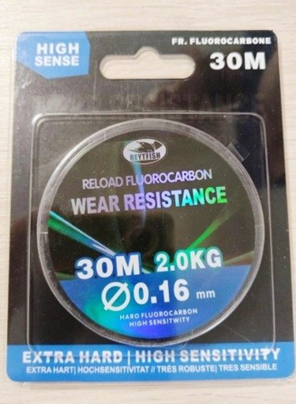 Леска WEAR RESISTANCE Fluorocarbon 30м - 0,16