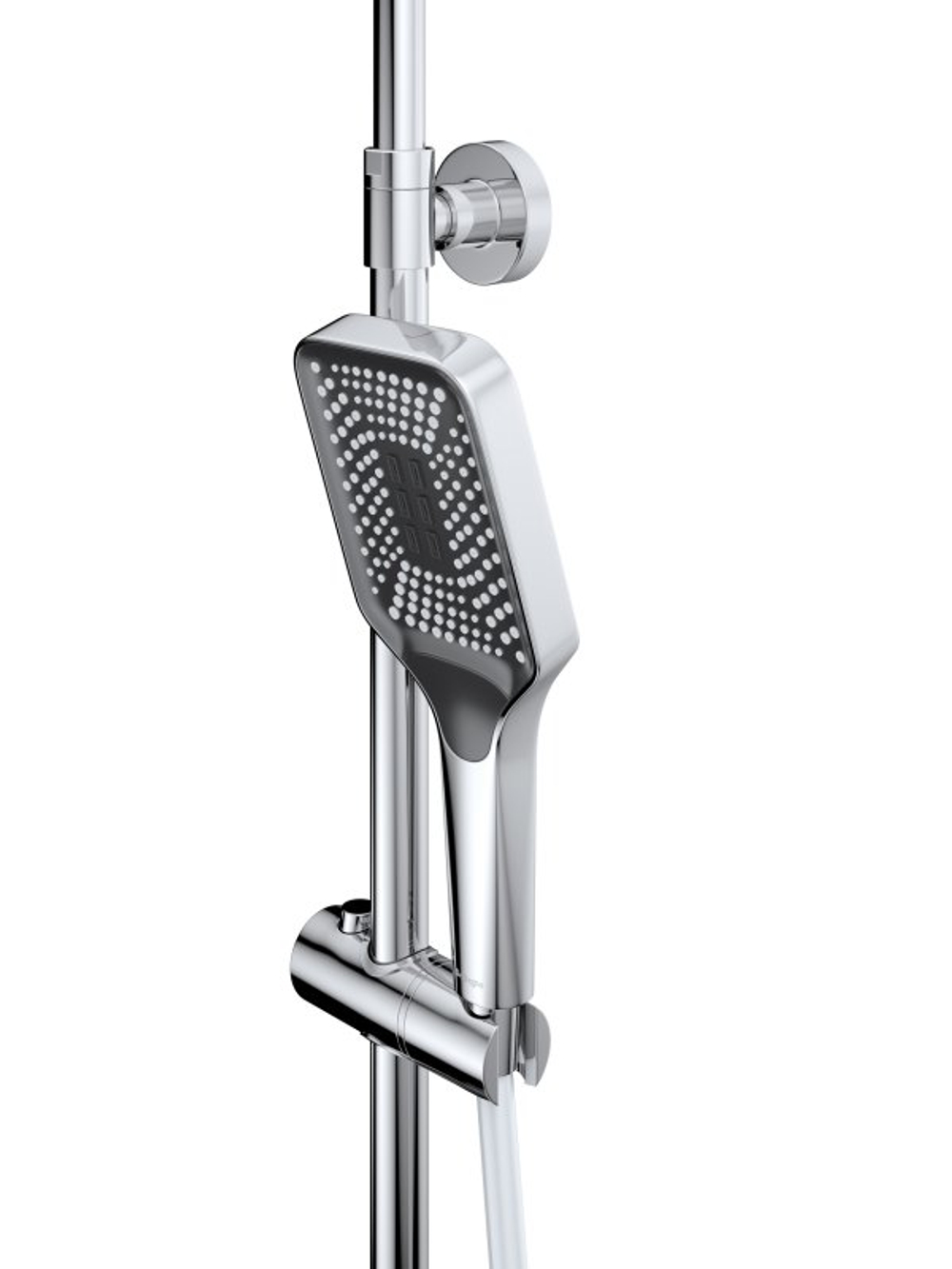 Душевая стойка BelBagno с изливом для ванны DUE-VSCM-CRM