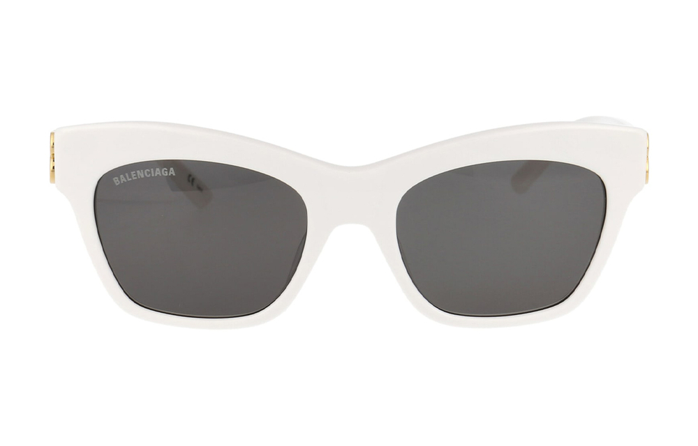 Balenciaga Plate Frame Irregular Shape Sunglasses Unisex