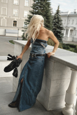 Upcycling платье макси