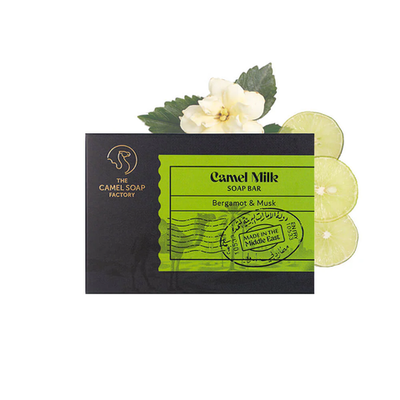 Camel Soap Factory — Camel Milk Soap Bar: Bergamot & Musk 140g / Мыло с верблюжьим молоком: Бергамот и мускус, 140г