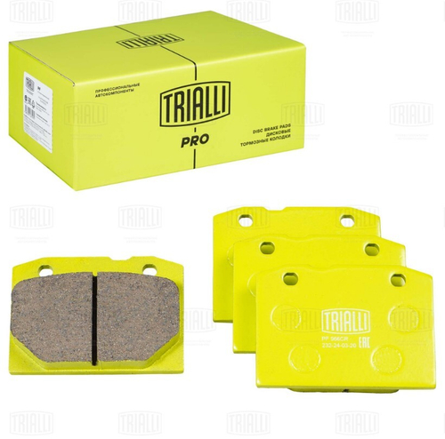 Колодки тормозные передние для ВАЗ 2105, 2106, 2107 Trialli PRO керам.