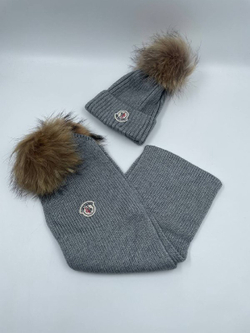 Детская шапка и шарф Moncler