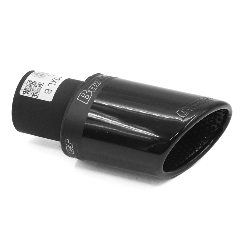 Насадка на глушитель "BUZZER" ZZ 110 XLB овал 95х65 (черная)