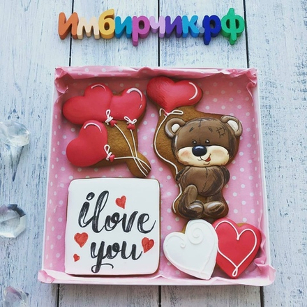 Имбирные пряники Любовь