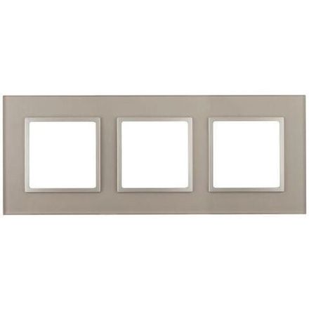 Рамка 3-м 14-5103-04 стекло Elegance шампань+шампань ЭРА Б0034509