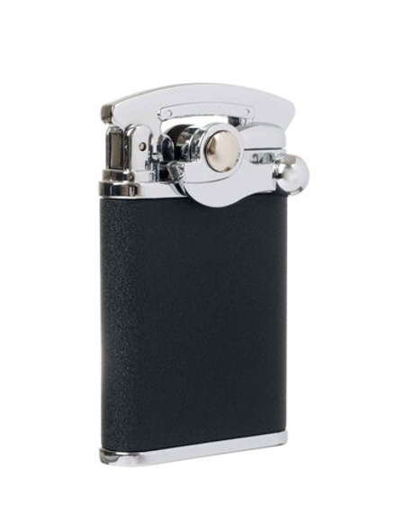 Зажигалка Lubinski «Палермо» кремневая турбо, двойное пламя, черная WD365-2