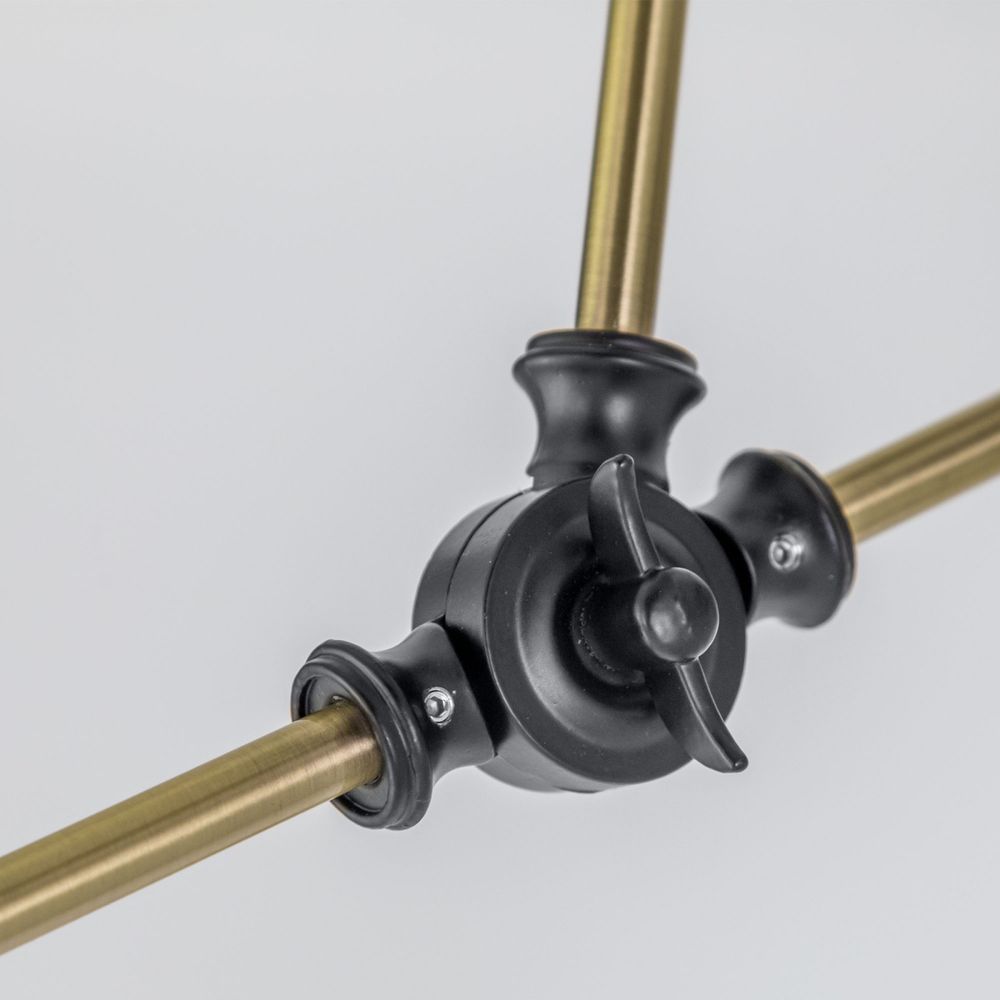 Citilux Планета CL105165 Люстра на штанге поворотная Бронза