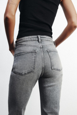 Джинсы trf cropped flare с высокой посадкой
