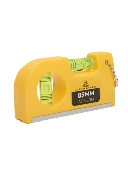 Уровень строительный магнитный, 85 мм, уровень мини карманный