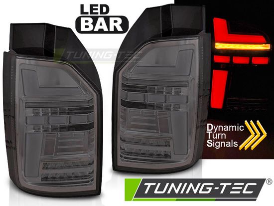 Тюнинг фонари LED BAR SMOKE SEQ fits VW T6 15-19 OEM BULB