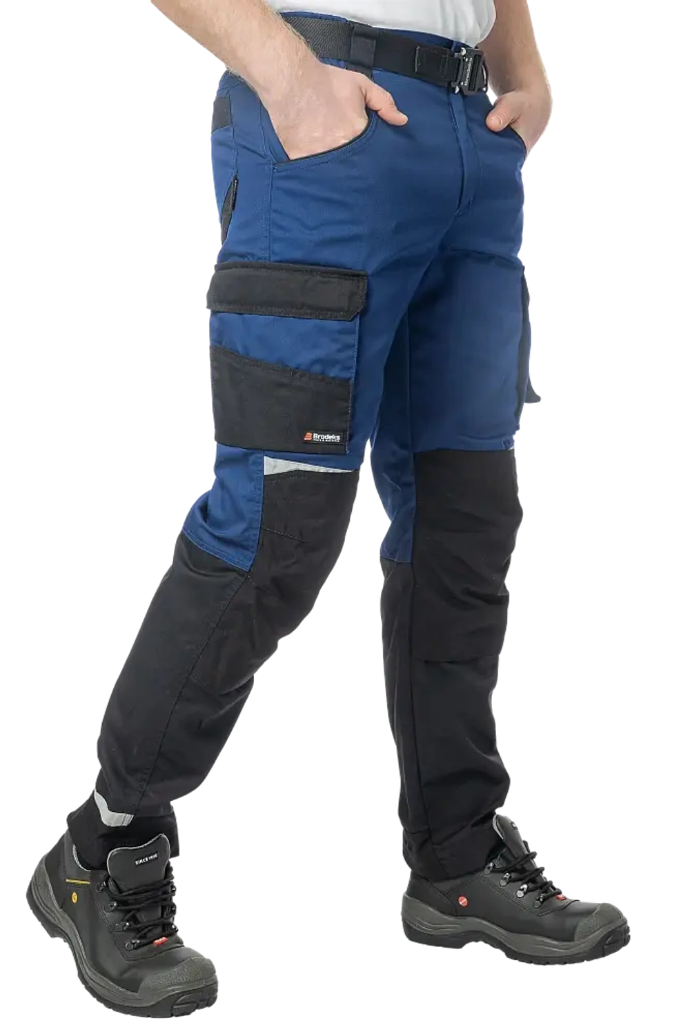 Брюки Brodeks KS302 , синий/черный (52)