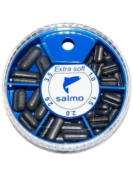 Грузила Salmo EXTRA SOFT малый 5 секц. 1.0-3.5г 060г набор 4