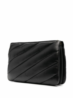 MEDIUM TWINS BAG MAXI QUILT – black