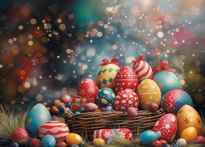 Пасхальный сюжет №3 - фон неопреновый