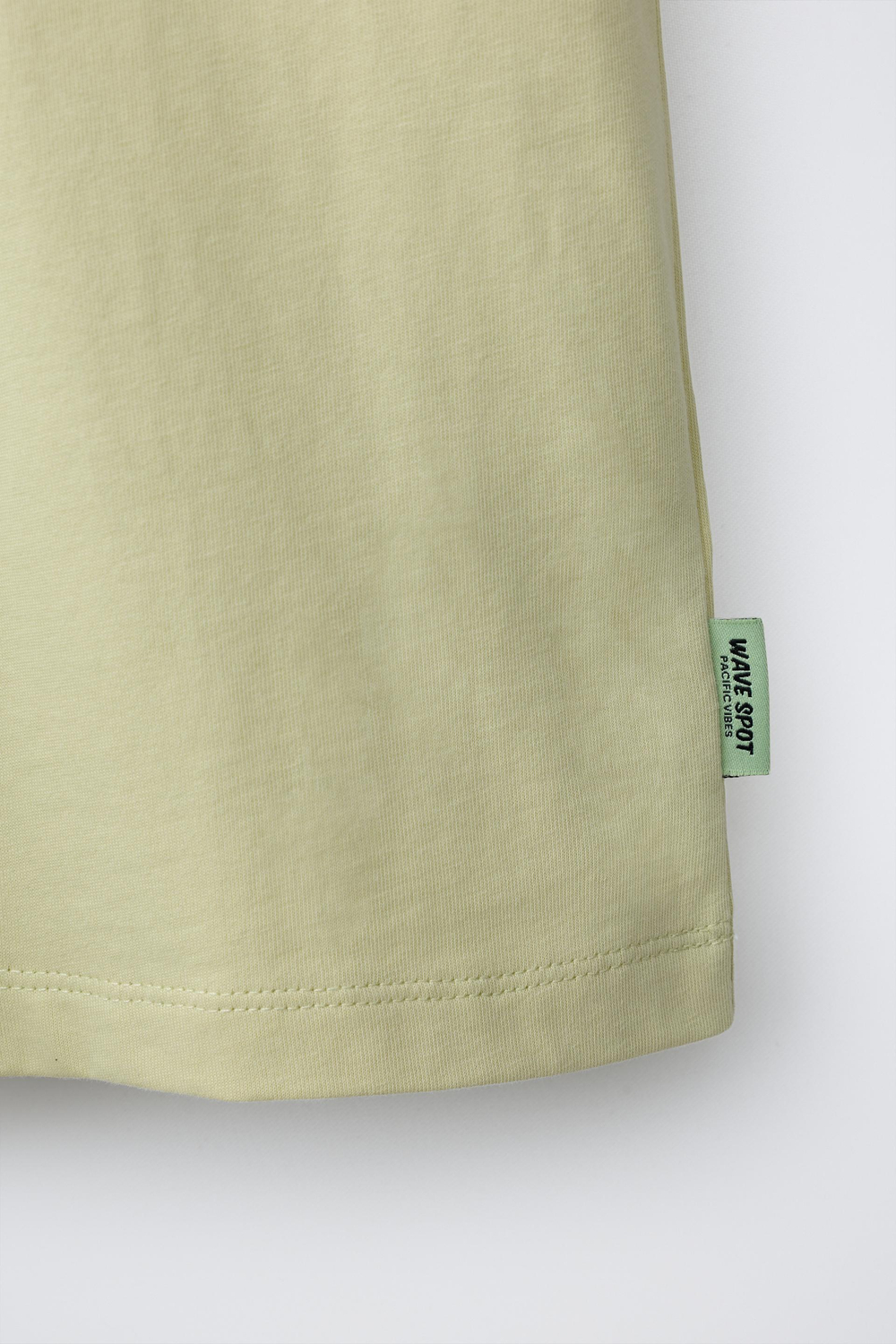 ZARA КОМПЛЕКТ ИЗ ФУТБОЛКИ И ШОРТОВ, ЛАЙМОВЫЙ