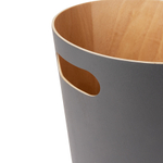 Корзина для мусора Woodrow серая, Umbra