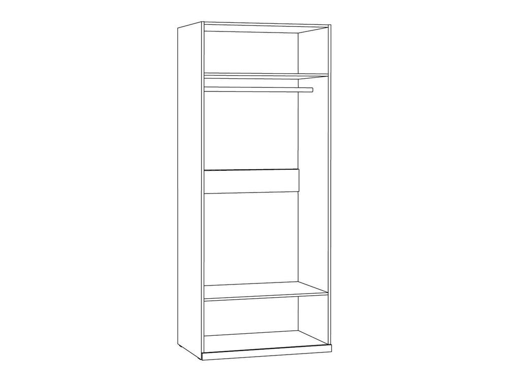 Амьен Шкаф 16.309.02 Плэйн/Веллюто Капучино