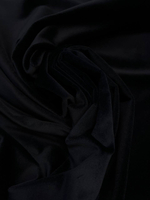 Бархат хлопок с эластаном темно-синий