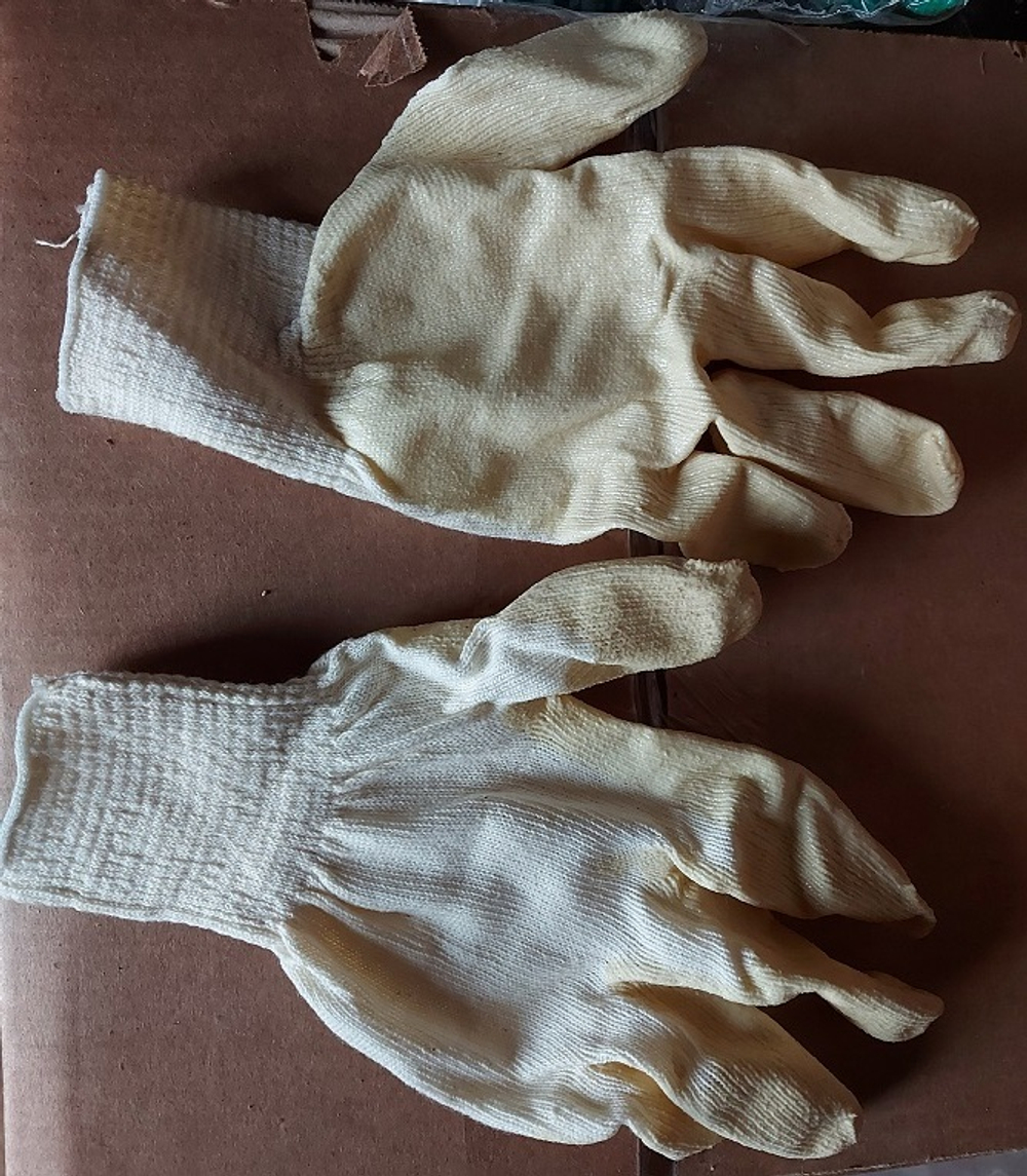 Перчатки полиэфирные с нитрильным покрытием