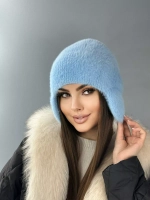шапка ушанка зимняя пушистая