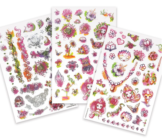 Набор для творчества - временные татуировки для девочки (Основная)
