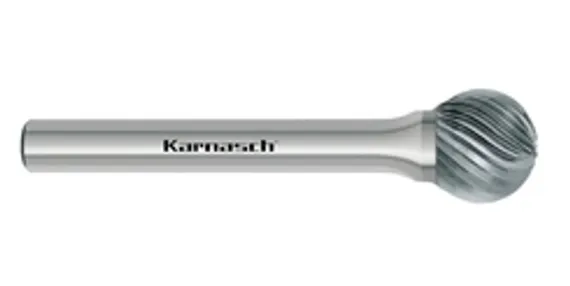 Борфреза твердосплавная Karnasch форма E, 3х6х3х38 мм, насечка HP-2, покрытие Blue-Tec, арт. 11.5040-010