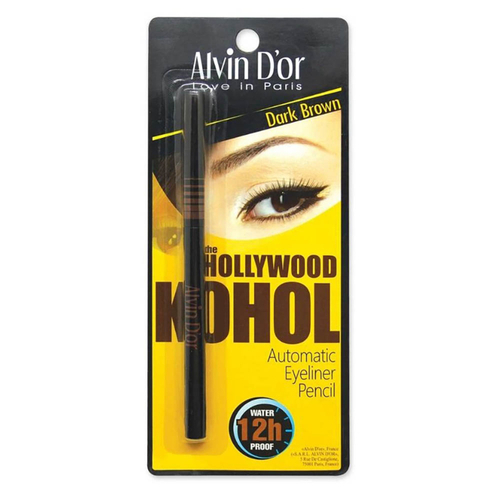 "ALVIN D'OR" Карандаш- автомат для бровей водостойкий (тёмно-коричневый №02)