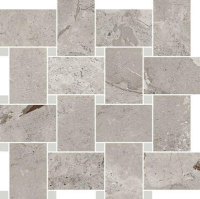 Мозаика Karnis Contrasti Silver Lev. con Tozz. Piombo (97417)