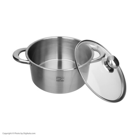 Кастрюля из нержавеющей стали диаметр 22 см 657 Иран