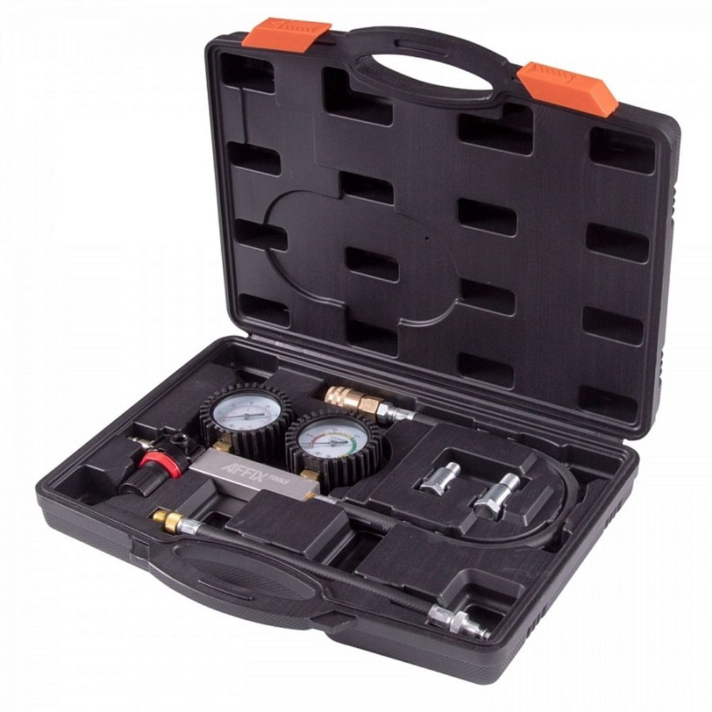 AFFIX (AF12060006C) Манометры для проверки ЦПГ бензиновых двигателей, кейс, 6 предметов