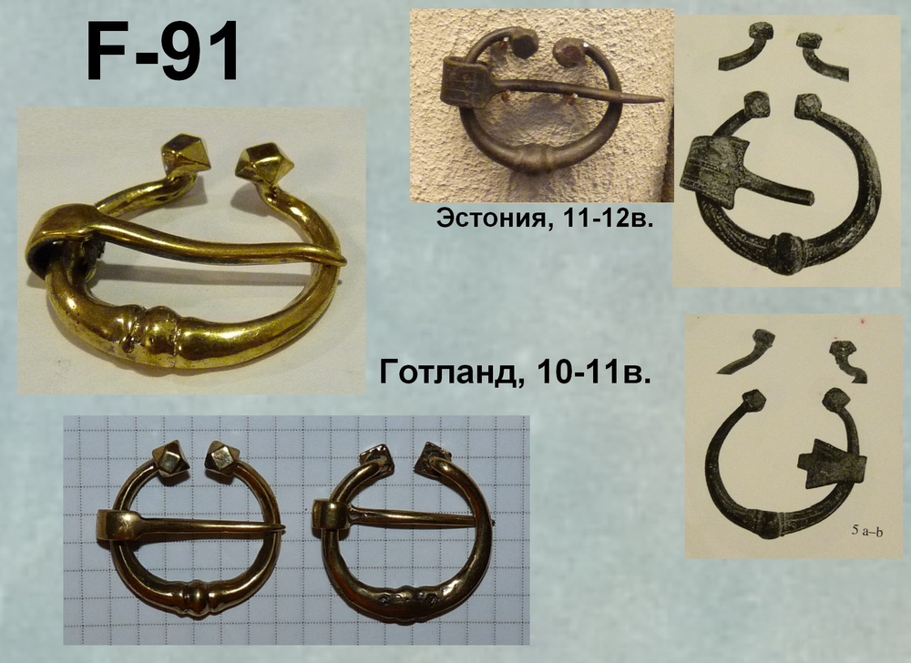 Фибула. Готланд 10-11 в.