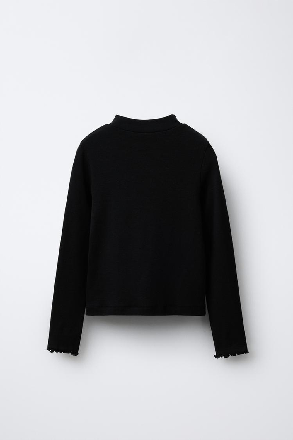 ZARA НАБОР ИЗ ДВУХ ФУТБОЛОК С ВОРОТНИКОМ-СТОЙКОЙ, РАЗНОЦВЕТНЫЙ