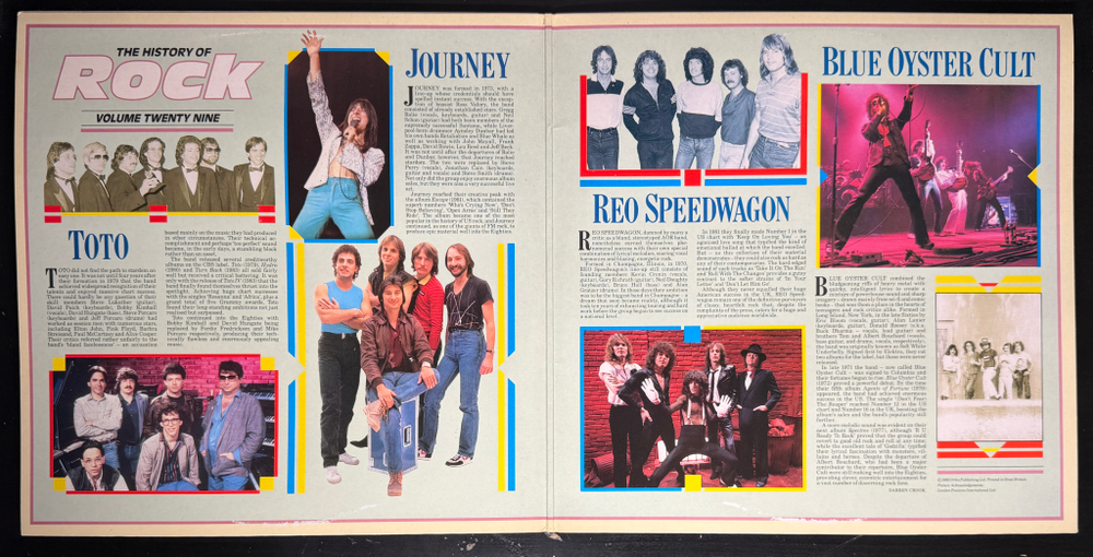 Сборник History Of Rock 29 2LP (Англия 1985г.)