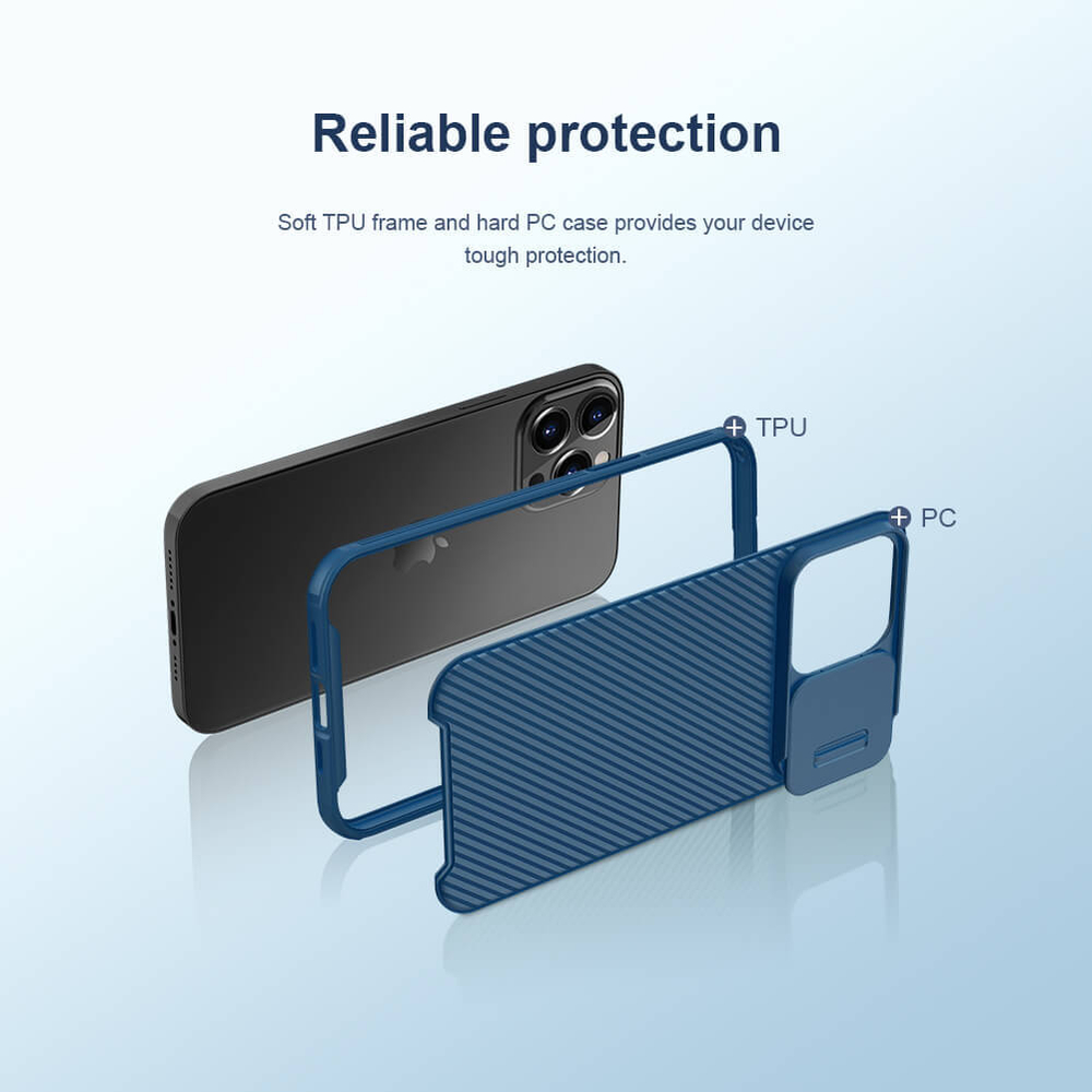 Чехол Magnetic Case Nillkin CamShield Pro с защитой камеры для iPhone 13 Pro