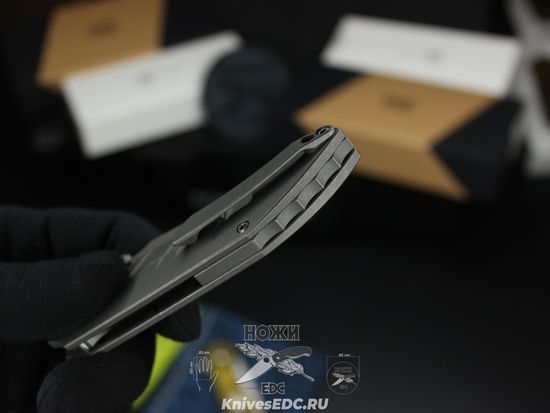 Нож складной WE Knife Riff-Raff WE22020B-3 сталь клинка CPM-20CV, рукоять титан