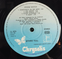 Винтажная виниловая пластинка LP Jethro Tull Stormwatch (Югославия 1980)