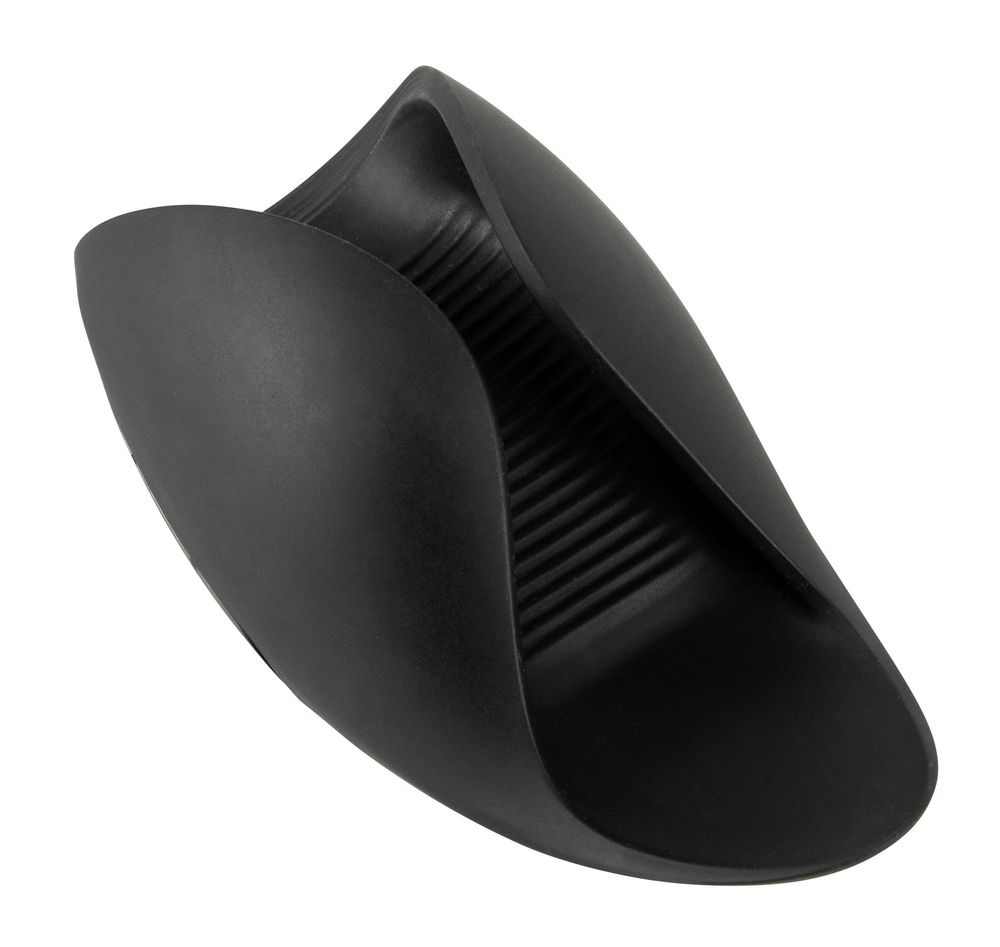 Черный мастурбатор с гибкими крылышками