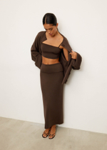 Топ-бандо MOLLY, шоколадный