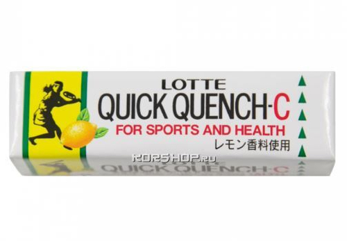 Резинка жевательная Quick Quench-C, Lotte, 26г