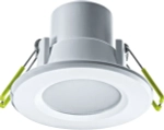 Светильник светодиодный встраиваемый IP44 5 Вт, 3000К, d83 (аналог R50 40 Вт) Downlight симметричный 176-264В пластик белый Navigator NDL-P1-5W-830-WH-LED 94820