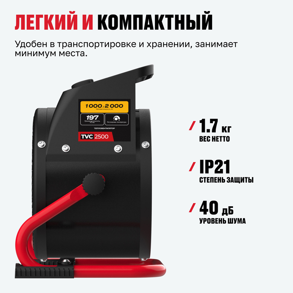 Тепловентилятор ALTECO TVC 2500