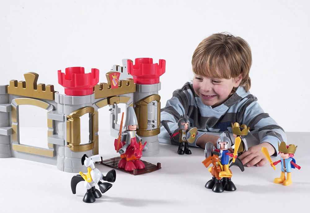 КОМПЛЕКТ Набор магнитных фигурок ЗАМОК РЫЦАРЕЙ