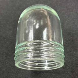 Колпак 1400/3 стеклянный с резьбой прозрачный - стекло бесцветное для переносного судового светильника СС-1400