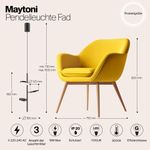 Подвесной светильник Maytoni MOD070PL-L18B3K