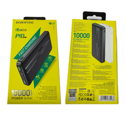 Внешний аккумулятор Borofone BJ9 10000 mAh (18W, 2USB, MicroUSB, Type-C, QC3.0, PD) Черный